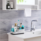 Wall-Mounted Toothbrush Holder Organizer 