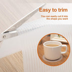 Drawer Liner Shelf Liners for Cabinets,12In X 10FT | Non Adhesive Cabinet Liner Thickened Waterproof Durable for Kitchen Drawers,Shelves,Storage,Refrigerator,Shoe Rack-Clear