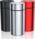 Portable Aluminum Storage Jar 3-Pack,Airtight Smell Proof Container, Metal Waterproof Small Bottle Multipurpose Container for Coffee & Teas, Herb Spices Container Screw-Top Lid Lock Odor