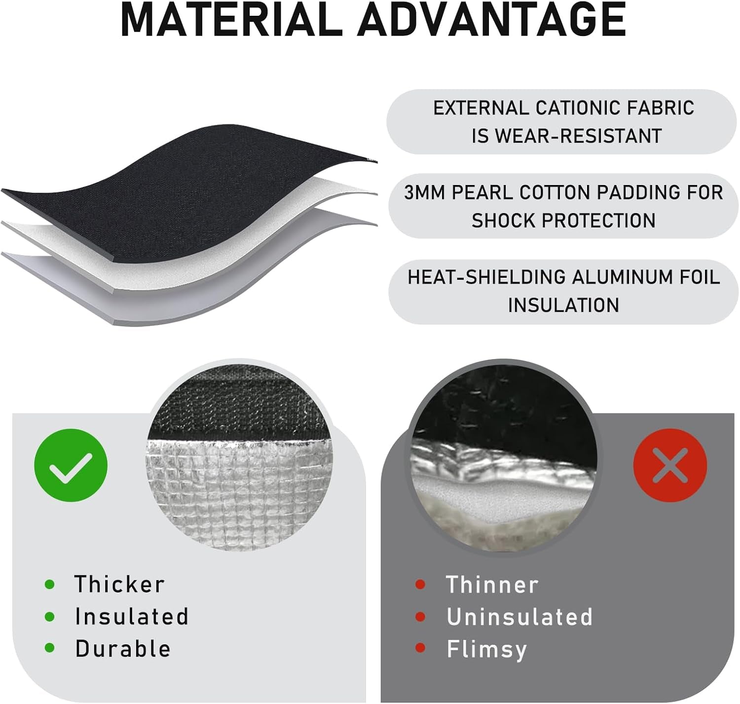 Insulated Lunch Bag for Men Women, Large Reusable Leakproof Lunch Box Container, Small Portable Thermal Snack Bag, Reusable Travel Office Work Beach Black Cooler Tote Bag for Adults, Dark