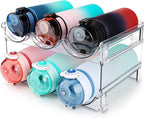 2 Packs Water Bottle Organizer for Cabinet & Pantry