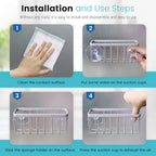 Sponge Holder for Kitchen Sink, Kitchen Sink Caddy -Mat Silver | Dish Soap Holder,Kitchen Sink Organizer for Sponge, Brushes, Stoppers and Scrapers Storage Accessories