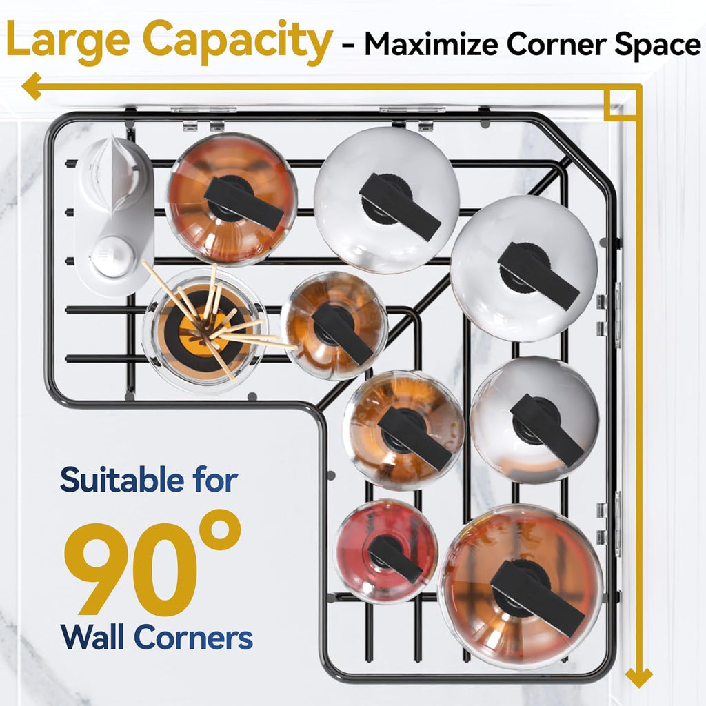3-Piece Adhesive Corner Shower Caddy 