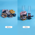 2Pcs Acrylic Scrunchie & Hair Ties Holder 