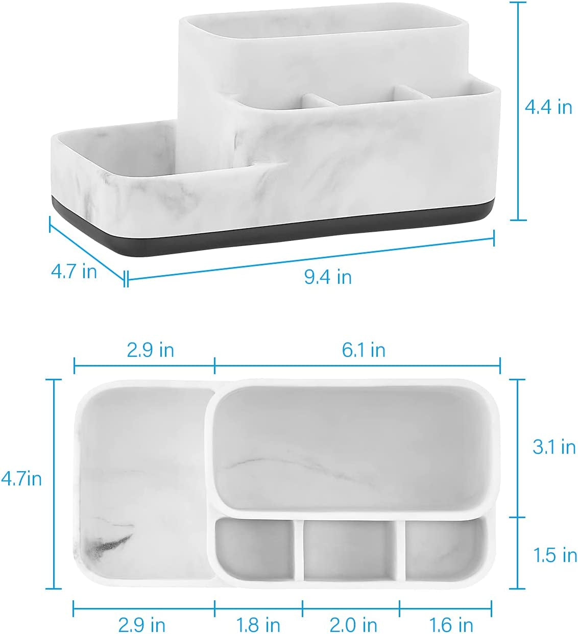 Wall-Mounted Toothbrush Holder Organizer 