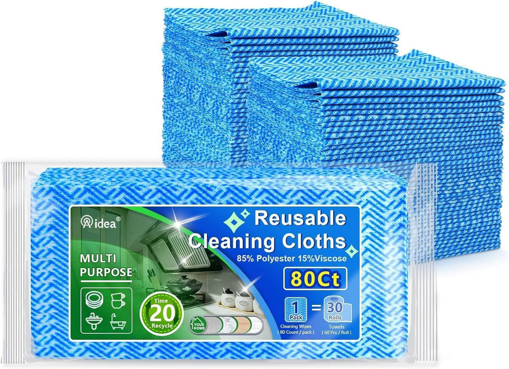 80-Count  Reusable Cleaning Cloths