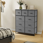 Fabric Storage Dresser With Drawers