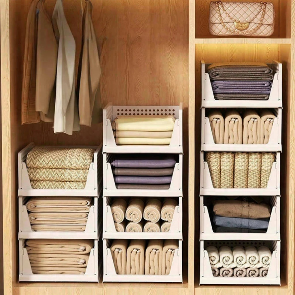 ClosetJoy Stackable Storage Basket