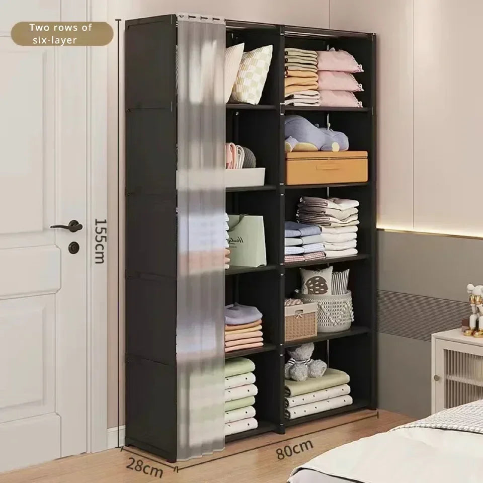 ClosetJoy Portable Dustproof Clothes Storage Cabinet