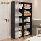 ClosetJoy Portable Dustproof Clothes Storage Cabinet