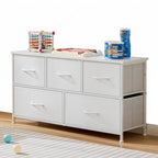 Fabric Storage Dresser With Multiple Drawers