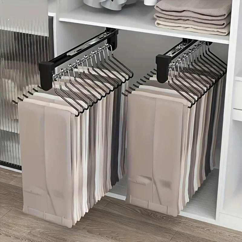 ClosetJoy Pull-Out Closet Organizer Rod