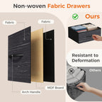 Portable 4-Drawer Fabric Storage Dresser