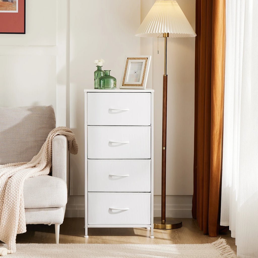Portable 4-Drawer Fabric Storage Dresser