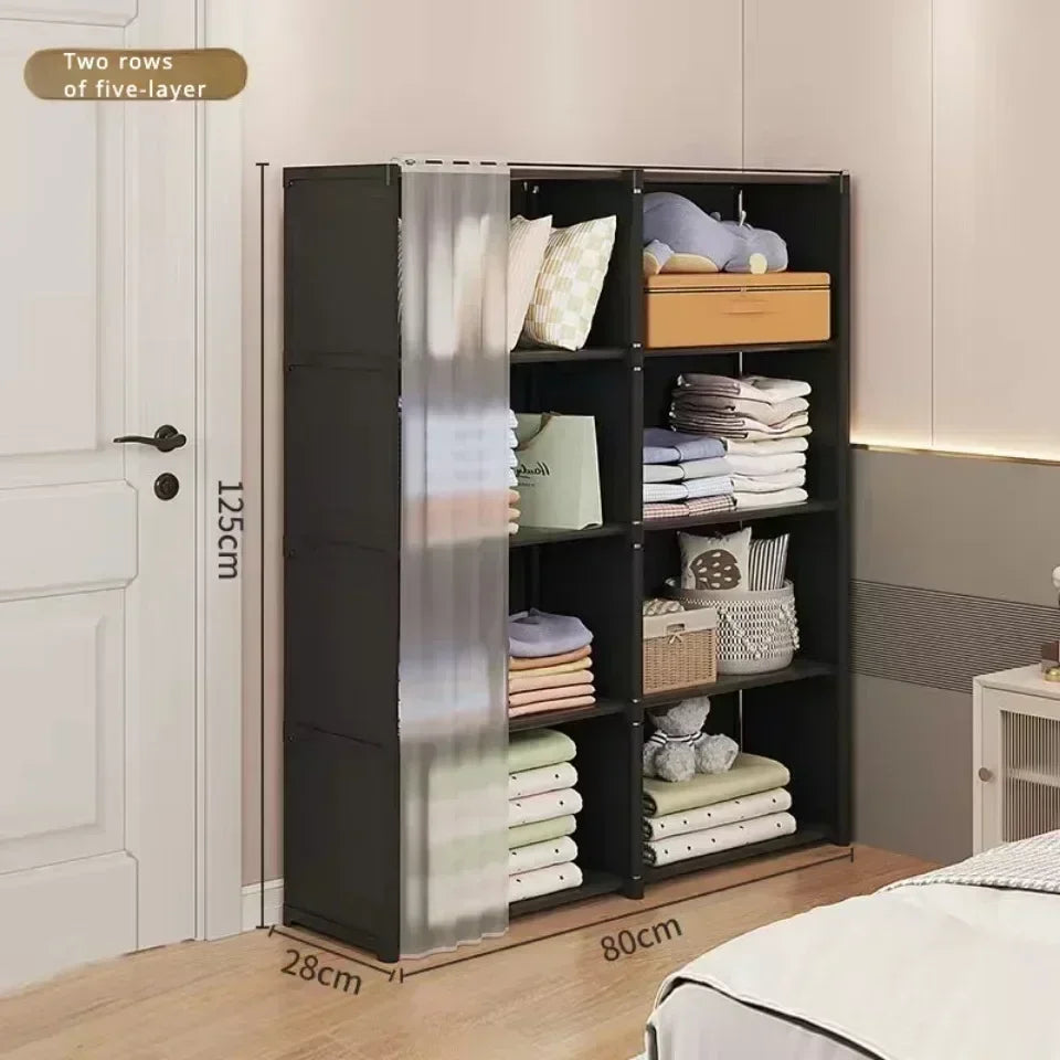 ClosetJoy Portable Dustproof Clothes Storage Cabinet