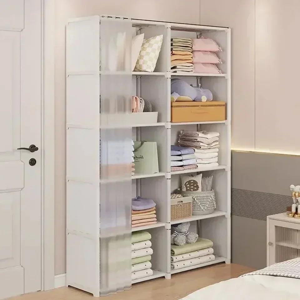 ClosetJoy Portable Dustproof Clothes Storage Cabinet