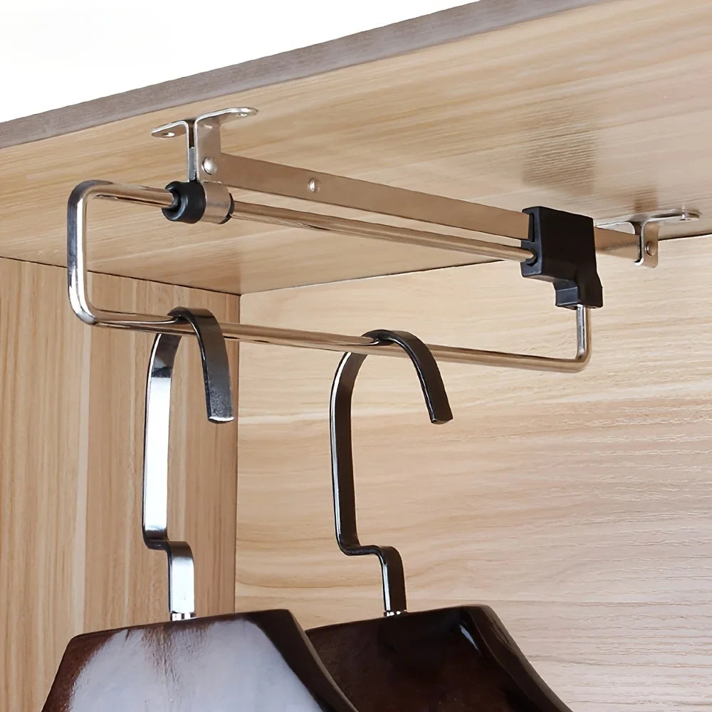 ClosetJoy Pull-Out Closet Organizer Rod