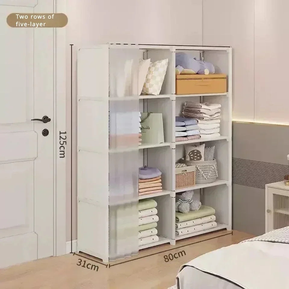 ClosetJoy Portable Dustproof Clothes Storage Cabinet