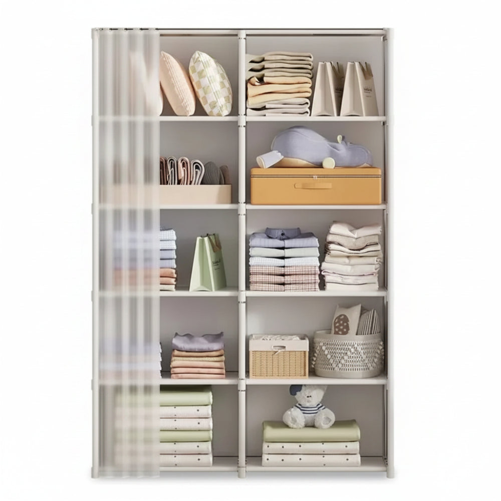 ClosetJoy Portable Dustproof Clothes Storage Cabinet