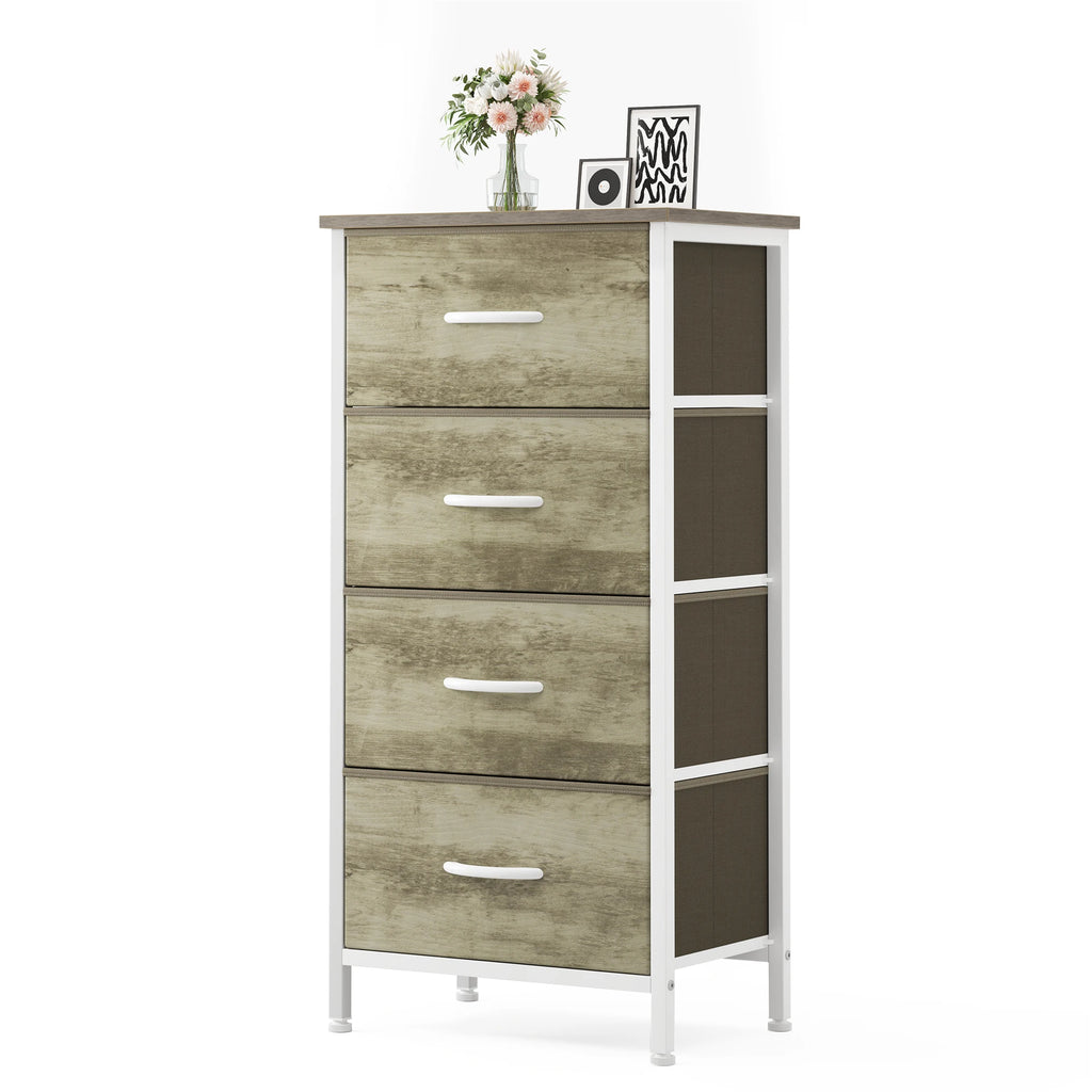 Portable 4-Drawer Fabric Storage Dresser