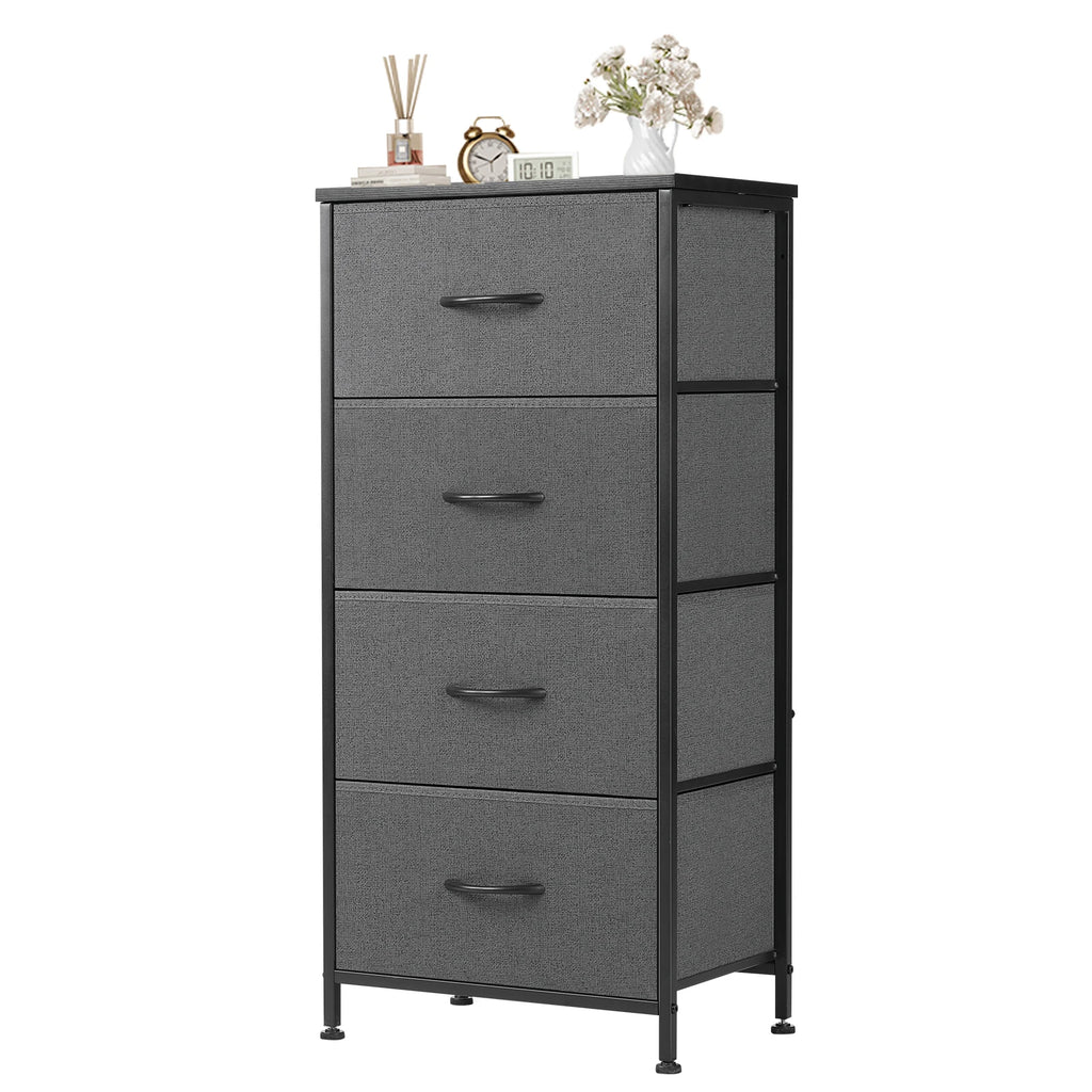 Portable 4-Drawer Fabric Storage Dresser