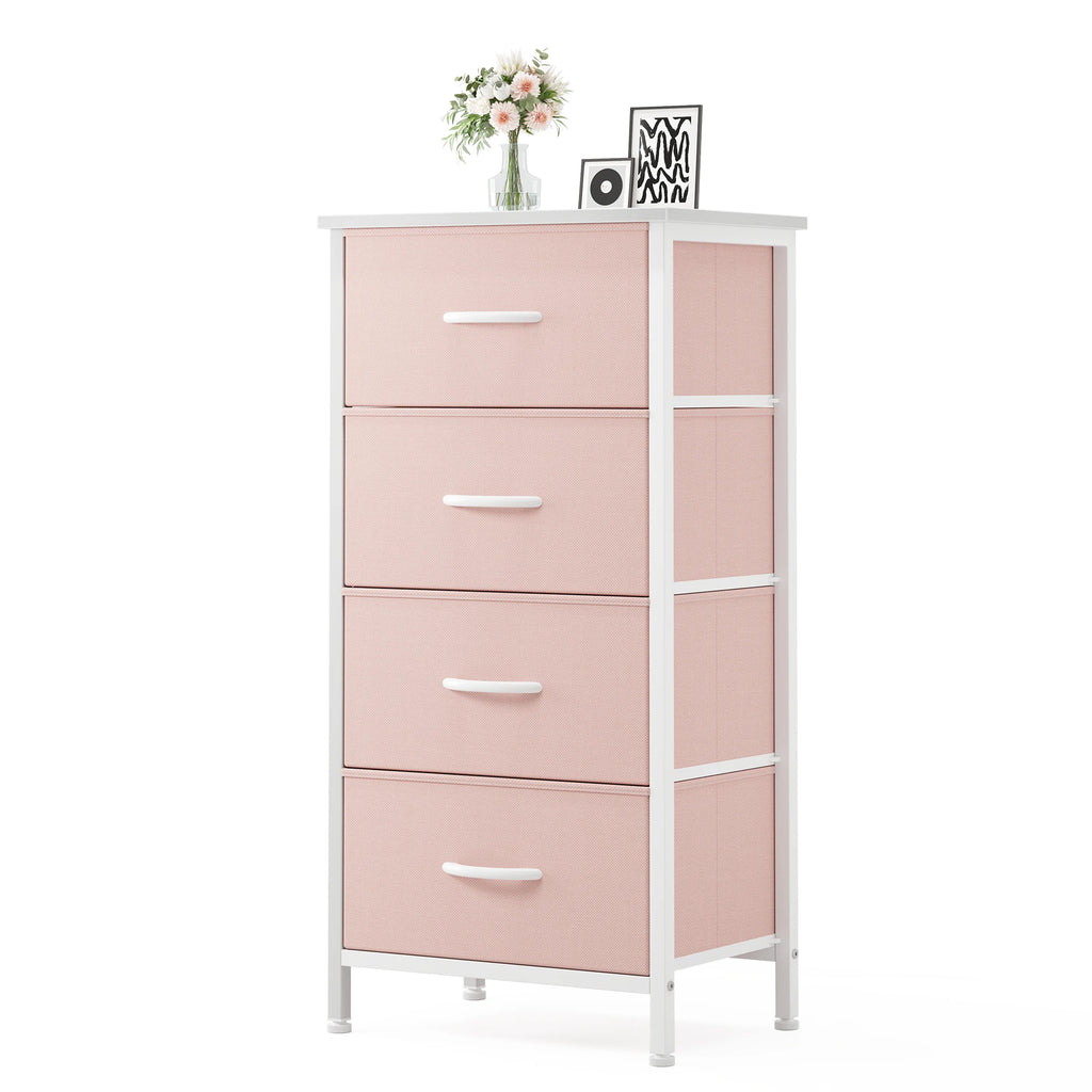 Portable 4-Drawer Fabric Storage Dresser