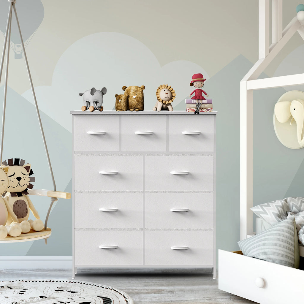 Fabric Storage Dresser With Drawers