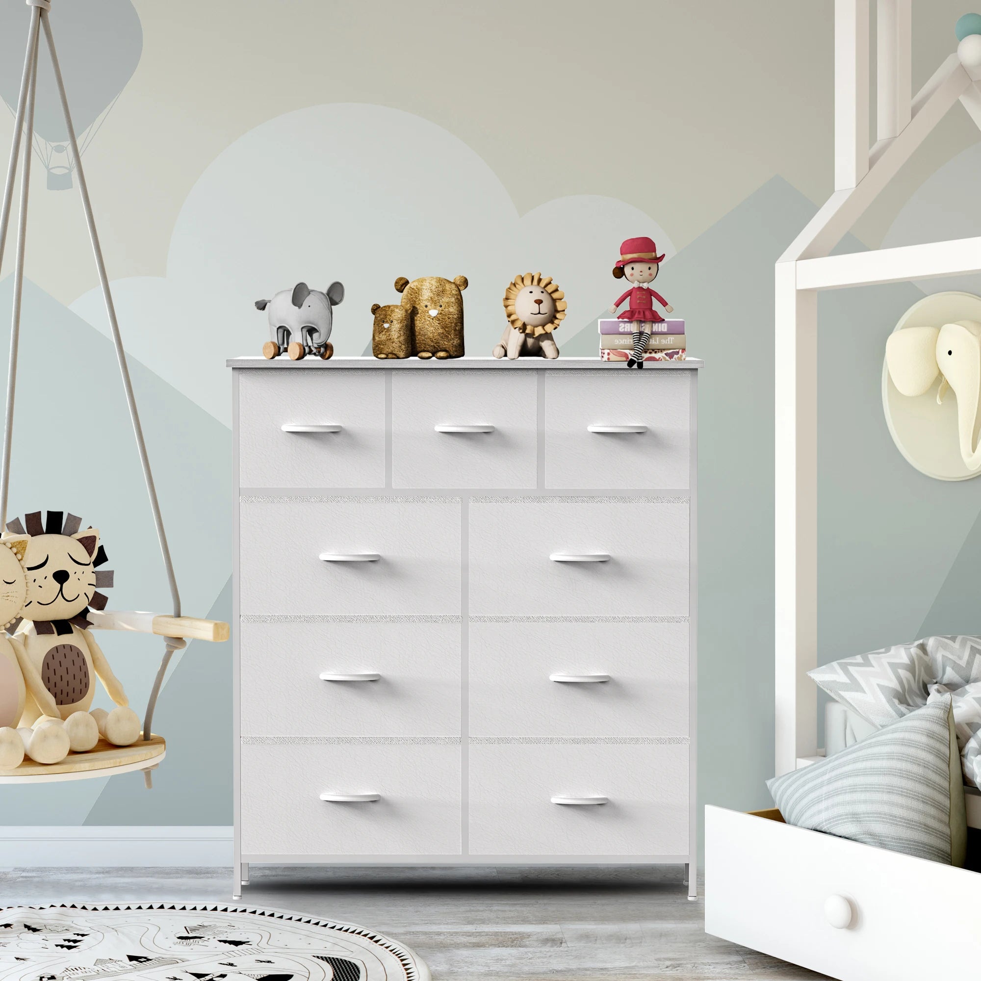 Fabric Storage Dresser With Drawers