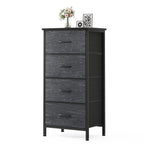 Portable 4-Drawer Fabric Storage Dresser