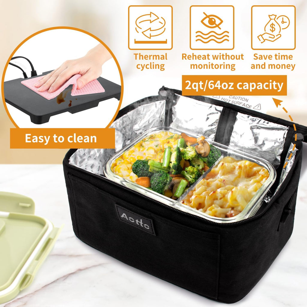 Portable Electric Lunch Box Food  Warmer-Car, - 1 Office & Travel