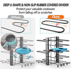 8-Tier Adjustable Pots & Pans Organizer Rack