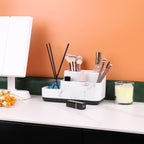 Wall-Mounted Toothbrush Holder Organizer 