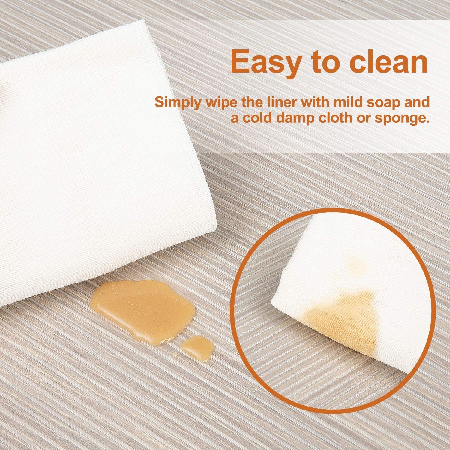 Drawer Liner Shelf Liners for Cabinets,12In X 10FT | Non Adhesive Cabinet Liner Thickened Waterproof Durable for Kitchen Drawers,Shelves,Storage,Refrigerator,Shoe Rack-Clear