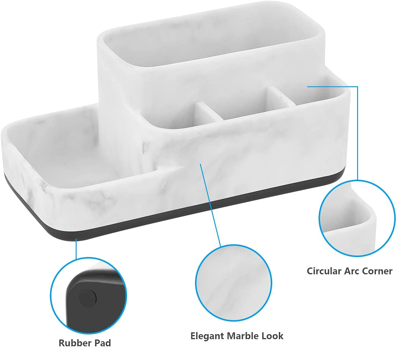 Wall-Mounted Toothbrush Holder Organizer 